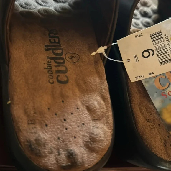 Cobbie Cuddlers Womens Brown Clog Shoe Shoes Ultra Massage Leather 8M EU 39 - Picture 4 of 4